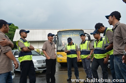 Posko Siaga Mudik Dari Pabrikan Bus Mulai Beroperasi