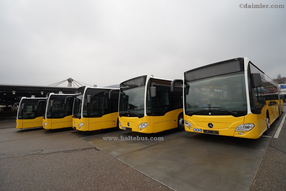 Lima Bus Citaro G Hybrid Mercedes-Benz Pertama Untuk Stuttgart