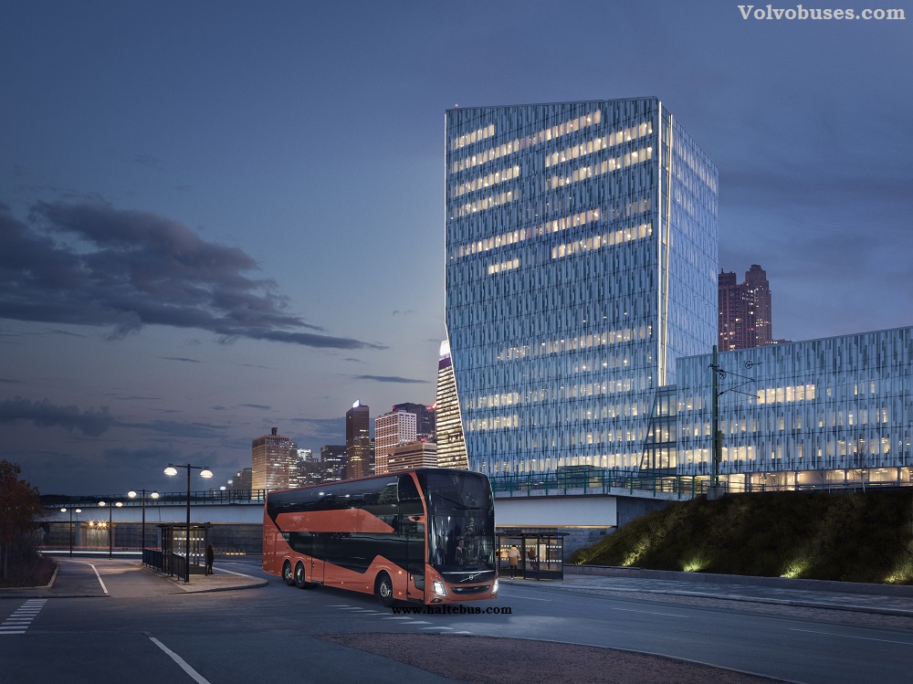 Bus Double Decker Terbaru Volvo diluncurkan