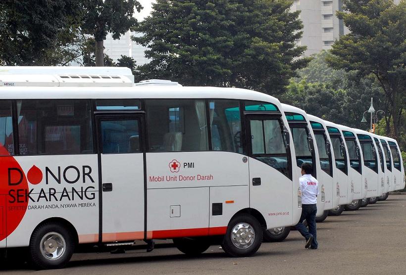 PMI Luncurkan Progam 100 Unit Bus Donor Darah