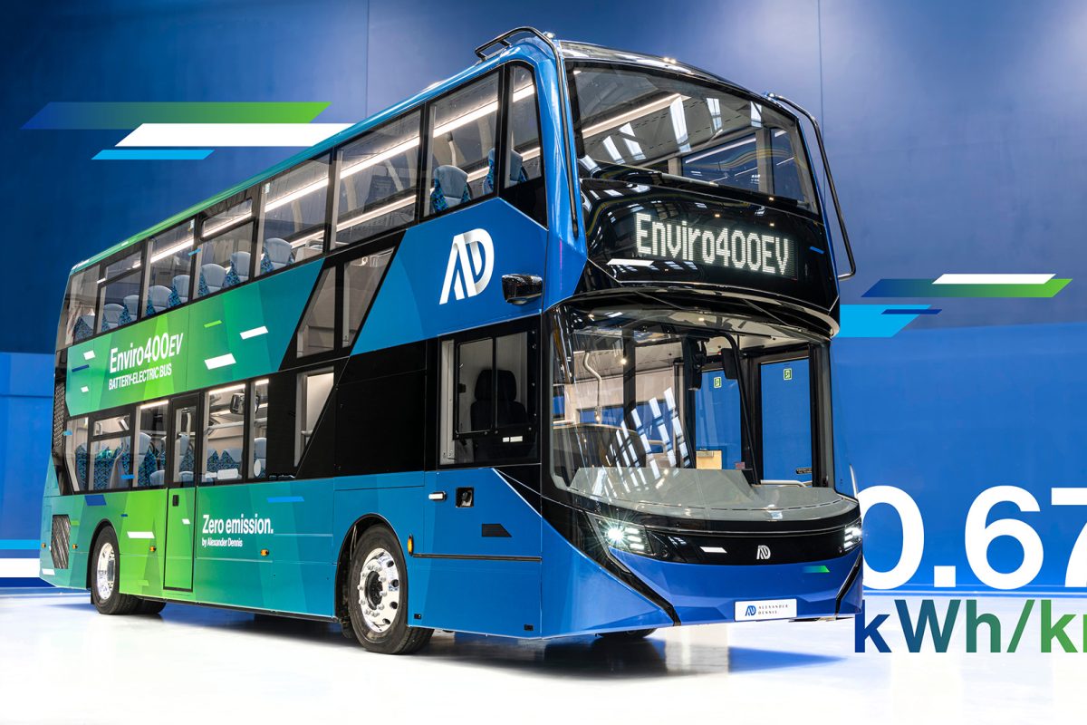 Alexander Dennis Enviro400EV Demonstrasikan Efisiensi Energi