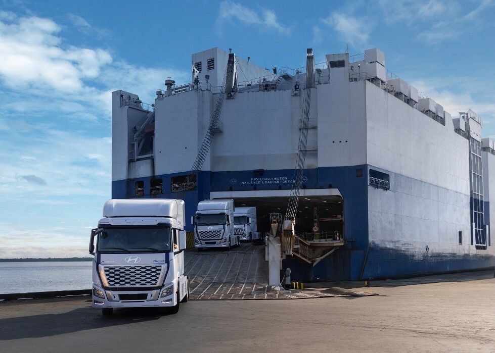 Hyundai Motor Group Operasikan Truk Fuel Cell Untuk HMGMA