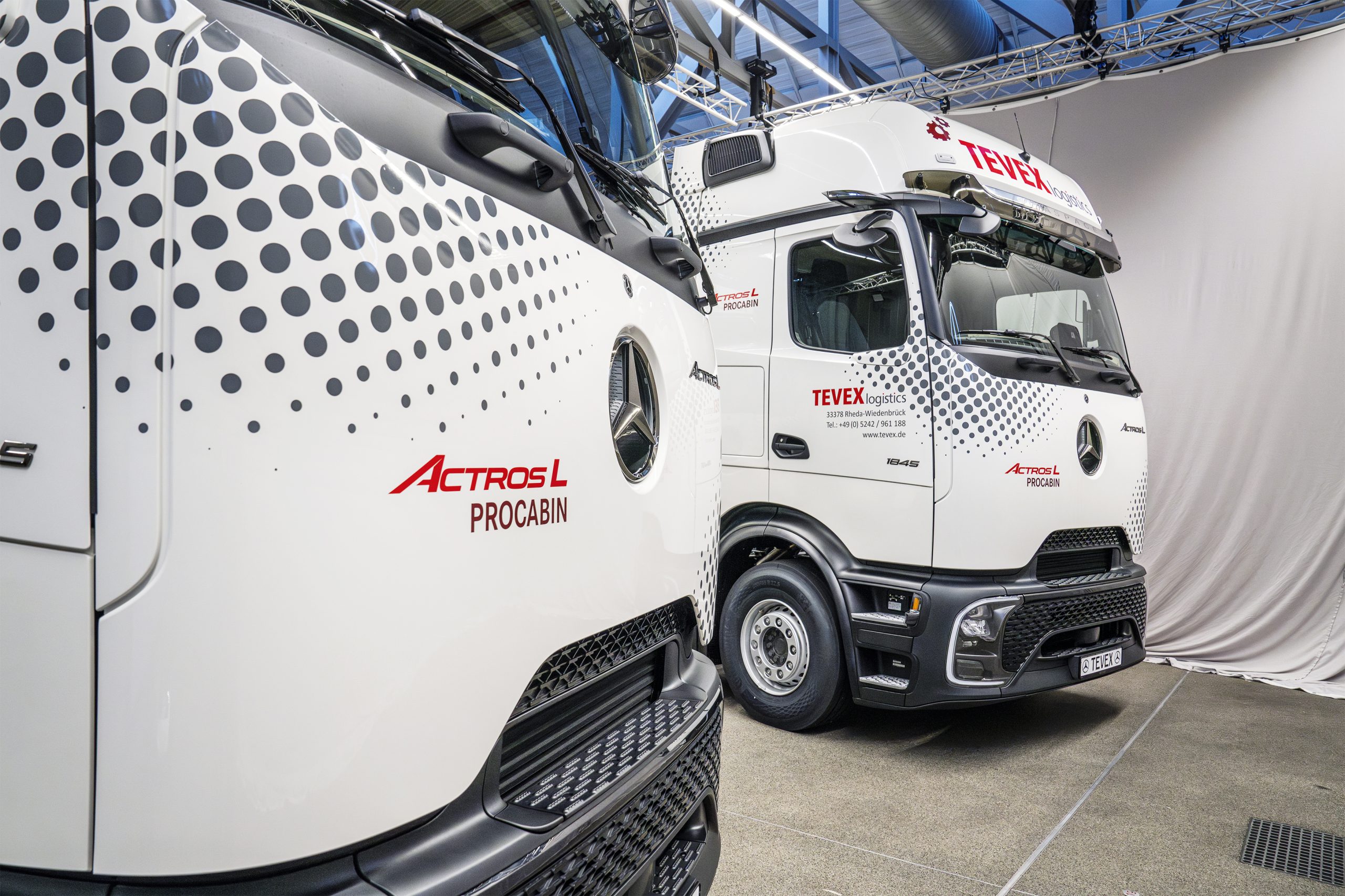 Mercedes-Benz Actros L ProCabin Tevex Logistics.