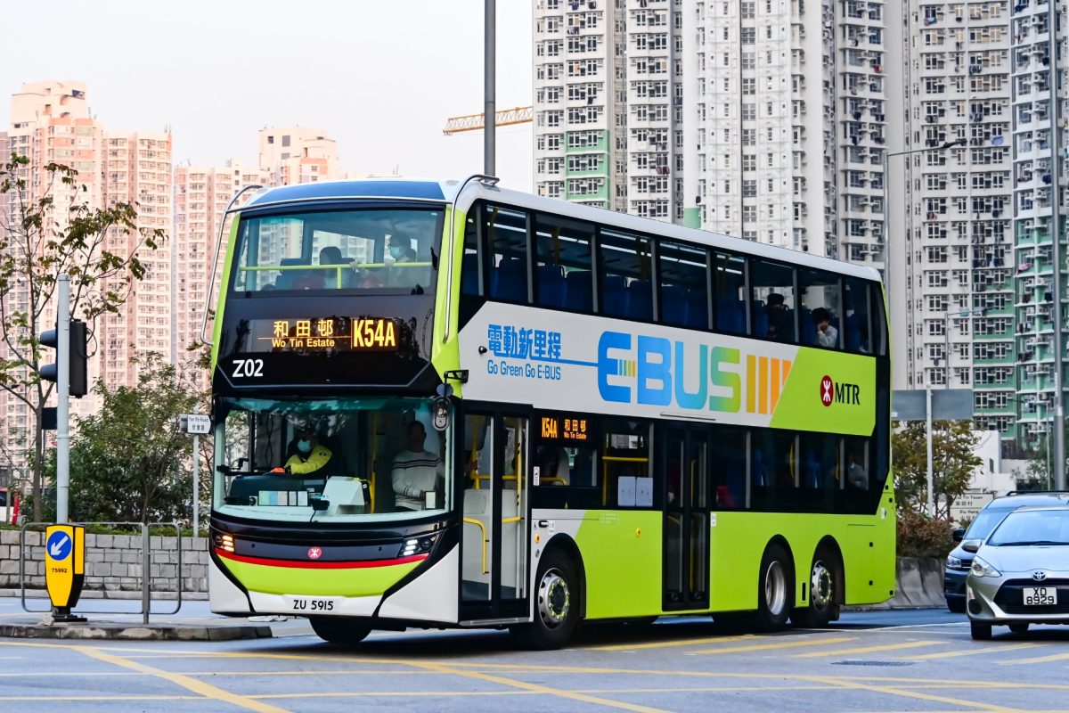 Sembilan Alexander Dennis Enviro500EV Milik MTR Corporation Mulai Beroperasi di Hongkong