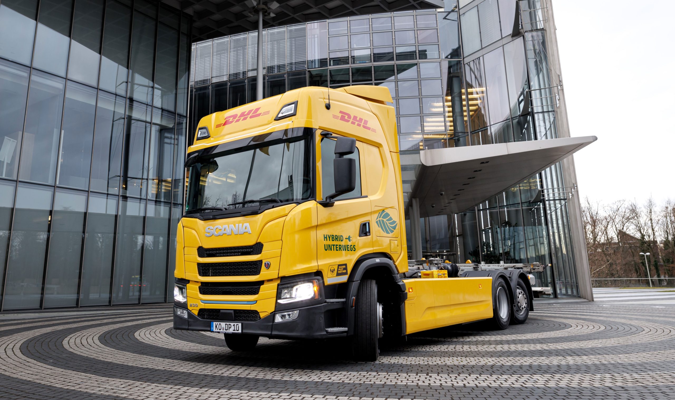 Scania EREV DHL Group